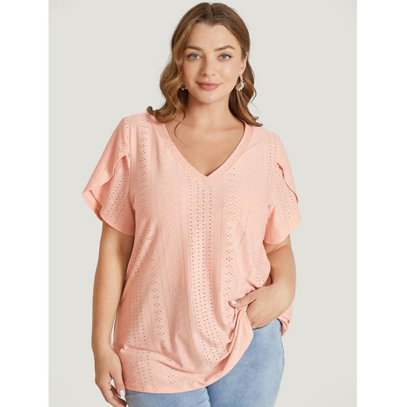 Slit Sleeve T-Shirt main image 1
